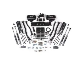 BDS Suspension 4 Inch Lift Kit with 4-Link NX2 Nitro Series Shock Ram 3500 4WD Gas 2019-2023