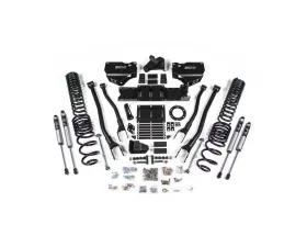 BDS Suspension 4 Inch Lift Kit with 4-Link | FOX 2.0 Performance Series Shock Ram 2500 4WD Diesel 2019-2024
