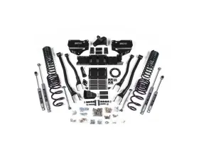 BDS Suspension 4 Inch Lift Kit with 4-Link NX2 Nitro Series Ram 2500 4WD Diesel 2019-2024