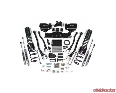 BDS Suspension 4 Inch Lift Kit with 4-Link NX2 Nitro Series Ram 2500 4WD Diesel 2019-2024 - BDS1674H