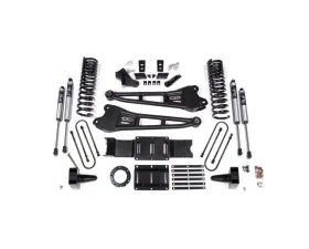 BDS Suspension 5.5 Inch Lift Kit with Radius Arm | No Factory Rear Overload Leaf | FOX 2.0 Performance Series Shock Ram 3500 4WD Gas 2019-2024