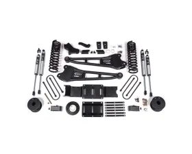 BDS Suspension 4 Inch Lift Kit with Radius Arm | 8 Bolt | FOX 2.0 Performance Series Shock Ram 2500 Rear Air Ride 4WD Diesel 2019-2024