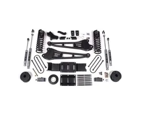 BDS Suspension 4 Inch Lift Kit with Radius Arm | 8 Bolt | NX2 Nitro Series Shock Ram 2500 Rear Air Ride 4WD Diesel 2019-2024