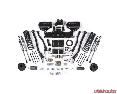 BDS Suspension 4 Inch Lift Kit with 4-Link | 6 Bolt | FOX 2.0 Performance Series Shock Ram 3500 Rear Air Ride 4WD Diesel 2019-2024 - BDS1720FS