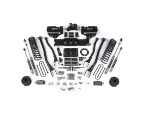 BDS Suspension 4 Inch Lift Kit with 4-Link | 6 Bolt | NX2 Nitro Series Shock Ram 3500 Rear Air Ride 4WD Diesel 2019-2024
