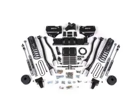 BDS Suspension 5.5 Inch Lift Kit with 4-Link | NX2 Nitro Series Shock Ram 3500 Rear Air Ride 4WD Gas 2019-2024