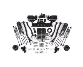 BDS Suspension 6 Inch Lift Kit with 4-Link | 8 Bolt | FOX 2.0 Performance Series Shock Ram 3500 Rear Air Ride 4WD Diesel 2019-2024