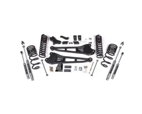BDS Suspension 4 Inch Lift Kit with Radius Arm | NX2 Nitro Series Shock Ram 2500 4WD Diesel 2014-2018