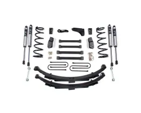 BDS Suspension 4 Inch Lift Kit | Leaf Springs | FOX 2.0 Performance Series Shock Dodge Ram 2500 Power Wagon WD Gas 2009-2013