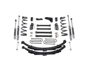 BDS Suspension 4 Inch Lift Kit | Leaf Springs | NX2 Nitro Series Shock Dodge Ram 2500 Power Wagon WD Gas 2009-2013