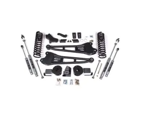 BDS Suspension 4 Inch Lift Kit with Radius Arm | NX2 Nitro Series Shock Ram 2500 with Rear Air Ride 4WD Diesel 2014-2018