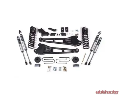 BDS Suspension 4 Inch Lift Kit with Radius Arm | FOX 2.0 Performance Series Shock Ram 3500 with Rear Air Ride 4WD Diesel 2013-2018 - BDS1792FS