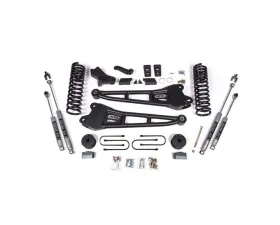 BDS Suspension 4 Inch Lift Kit with Radius Arm | NX2 Nitro Series Shock Ram 3500 with Rear Air Ride 4WD Diesel 2013-2018