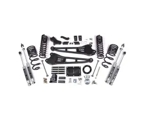 BDS Suspension 5.5 Inch Lift Kit with Radius Arm | NX2 Nitro Series Shock Ram 2500 4WD Gas 2014-2018