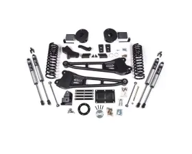 BDS Suspension 5.5 Inch Lift Kit with Radius Arm | FOX 2.0 Performance Series Shock Ram 2500 with Rear Air Ride 4WD 2014-2018