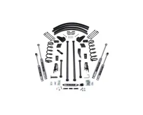 BDS Suspension 4.5 Inch Lift Kit | Long Arm | Block Kit No Factory Overload | NX2 Nitro Series Shock Dodge Ram 2500 | 3500 4WD 1994-1999