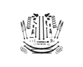 BDS Suspension 4.5 Inch Lift Kit | Long Arm Conversion | Leaf Springs | FOX 2.0 Performance Series Shock Dodge Ram 2500 | 3500 4WD 1994-1999