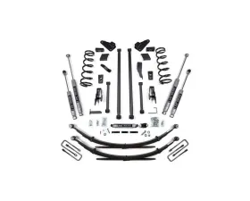 BDS Suspension 4.5 Inch Lift Kit | Long Arm Conversion | Leaf Springs | NX2 Nitro Series Shock Dodge Ram 2500 | 3500 4WD 1994-1999