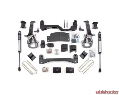 BDS Suspension 4 Inch Lift Kit FOX 2.0 Performance Series Rear Shocks Dodge Ram 1500 4WD 2006-2008 - BDS625FS