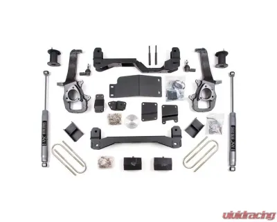 BDS Suspension 4 Inch Lift Kit NX2 Nitro Series Rear Shocks Dodge Ram 1500 4WD 2006-2008 - BDS625H
