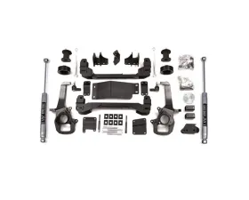 BDS Suspension 4 Inch Lift Kit | 2 Inch Coil Spacer | NX2 Nitro Series Rear Shock Ram 1500 4WD 2012
