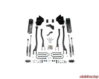 BDS Suspension 4 Inch Lift Kit with 4-Link | 2 Inch Block Kit | NX2 Nitro Series Shock Ram 3500 4WD Gas 2013-2018 - BDS1777H