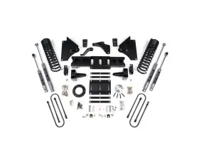 BDS Suspension 5.5 Inch Lift Kit | 4 Inch Block Kit | NX2 Nitro Series Shock Ram 3500 4WD Gas 2013-2018