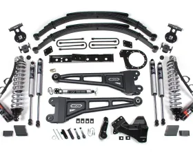 BDS Suspension 7 Inch Lift Kit with Radius Arm | FOX 2.5 Performance Elite Coil-Over Conversion | Leaf Springs | FOX 2.0 Performance Series Shock Ford F250 | F350 Super Duty 4WD Diesel 2020-2022