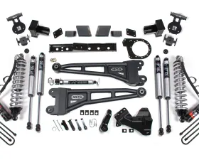 BDS Suspension 6 Inch Lift Kit with Radius Arm | FOX 2.5 Performance Elite Coil-Over Conversion | 5 Inch Block 3 Leaf Main | FOX 2.0 Performance Series Shock Ford F250 | F350 Super Duty 2017-2019