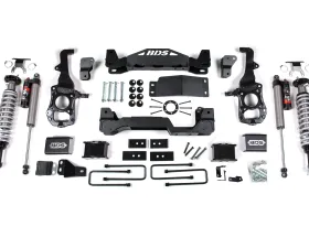 BDS Suspension 6 Inch Lift Kit | FOX 2.5 Performance Elite Coil-Over | 5 Inch Block Kit | FOX Performance Elite Series 2.5 Rear Shock Ford F150 4WD 2021-2025