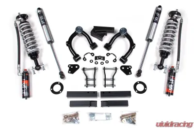 BDS Suspension 3.5 Inch Lift Kit | FOX 2.5 Coil-Over | Cast Aluminum OE Knuckle | FOX 2.5 Performance Elite Series Rear Shock Ford Ranger 4WD 2019-2023 - BDS1587FPE