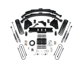 BDS Suspension 6 Inch Lift Kit | Leaf Springs | 6 Bolt | NX2 Nitro Series Shock Ram 3500 4WD Diesel 2013-2018