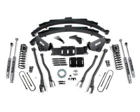 BDS Suspension 6 Inch Lift Kit with 4-Link | Leaf Springs | 6 Bolt | NX2 Nitro Series Shock Ram 3500 4WD Diesel 2013-2018