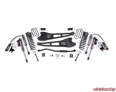 BDS Suspension 3 Inch Lift Kit with Radius Arm | No Factory Rear Overload Leaf | FOX 2.5 Performance Elite Series Shock Ram 3500 4WD Diesel 2019-2024 - BDS1655FPE