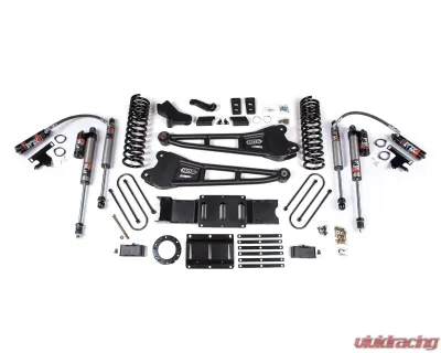 BDS Suspension 4 Inch Lift Kit with Radius Arm | 3 Inch Rear Block No Factory Rear Overload Leaf | 6 Bolt | FOX 2.5 Performance Elite Series Shock Ram 3500 4WD Diesel 2019-2024 - BDS1656FPE