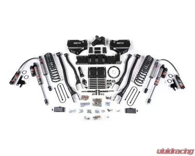 BDS Suspension 4 Inch Lift Kit with 4-Link | No Factory Rear Overload Leaf | 8 Bolt | FOX 2.5 Performance Elite Series Shock Ram 3500 4WD Diesel 2019-2024 - BDS1668FPE