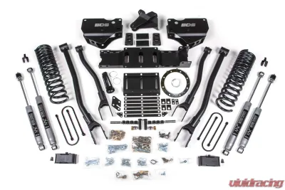 BDS Suspension 4 Inch Lift Kit with 4-Link | 8 Bolt | NX2 Nitro Series Shock Ram 3500 4WD Diesel 2019-2024 - BDS1669H