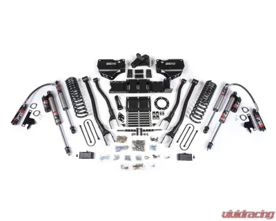 BDS Suspension 4 Inch Lift Kit with 4-Link | 6 Bolt | FOX 2.5 Performance Elite Series Shock Ram 3500 4WD Diesel 2019-2023 - BDS1670FPE