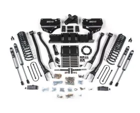 BDS Suspension 4 Inch Lift Kit with 4-Link | 6 Bolt | FOX 2.0 Performance Series Shock Ram 3500 4WD Diesel 2019-2023