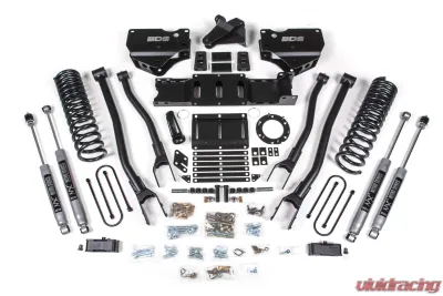 BDS Suspension 4 Inch Lift Kit with 4-Link | 6 Bolt | NX2 Nitro Series Shock Ram 3500 4WD Diesel 2019-2024 - BDS1670H