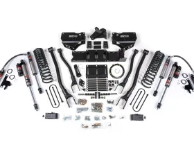 BDS Suspension 4 Inch Lift Kit with 4-Link | with Factory Rear Overload Leaf | 8 Bolt | FOX 2.5 Performance Elite Shock Ram 3500 4WD Diesel 2019-2024
