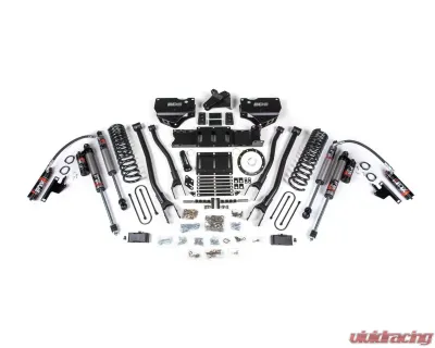 BDS Suspension 4 Inch Lift Kit with 4-Link | No Factory Rear Overload Leaf | FOX 2.5 Performance Elite Series Shock Ram 3500 4WD Gas 2019-2023 - BDS1676FPE