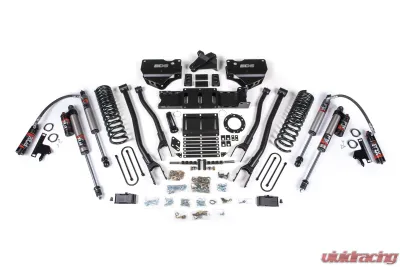 BDS Suspension 4 Inch Lift Kit with 4-Link | No Factory Rear Overload Leaf | FOX 2.5 Performance Elite Shock Ram 3500 4WD Gas 2019-2024 - BDS1678FPE