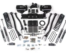 BDS Suspension 4 Inch Lift Kit with 4-Link | No Factory Rear Overload Leaf | NX2 Nitro Series Ram 3500 4WD Gas 2019-2024