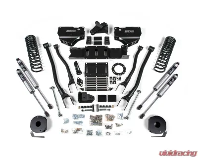 BDS Suspension 4 Inch Lift Kit with 4-Link | FOX 2.0 Performance Series Shock Shock Ram 2500 with Rear Air Ride 4WD Diesel 2019-2024 - BDS1715FS