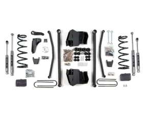 BDS Suspension 8 Inch Lift Kit | Long Arm | Block Kit with 3-1/2 Inch Axle | Manual Transmission | NX2 Nitro Series Shock Dodge Ram 2500 | 3500 4WD Diesel 2008