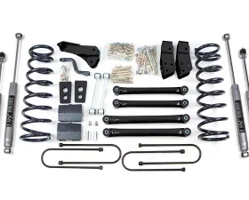BDS Suspension 4 Inch Lift Kit | Leaf springs | 4 Inch Axle | NX2 Nitro Series Shock Dodge Ram 2500 Power Wagon 2005-2007