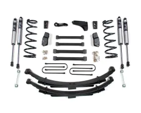 BDS Suspension 4 Inch Lift Kit | 3-1/2 Inch Axle | Leaf Springs | FOX 2.0 Performance Series Shock Dodge Ram 2500 Power Wagon 4WD 2008
