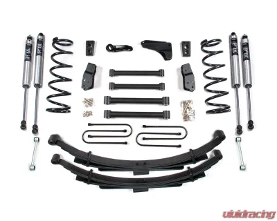 BDS Suspension 4 Inch Lift Kit | 3-1/2 Inch Axle | Leaf Springs | FOX 2.0 Performance Series Shock Dodge Ram 2500 Power Wagon 4WD 2008 - BDS1767FS