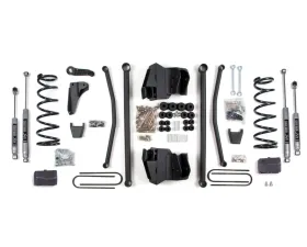 BDS Suspension 4 Inch Lift Kit | Long Arm | 3-1/2 Inch Axle | Block Kit | NX2 Nitro Series Shock Dodge Ram 2500 Power Wagon 4WD 2009-2013